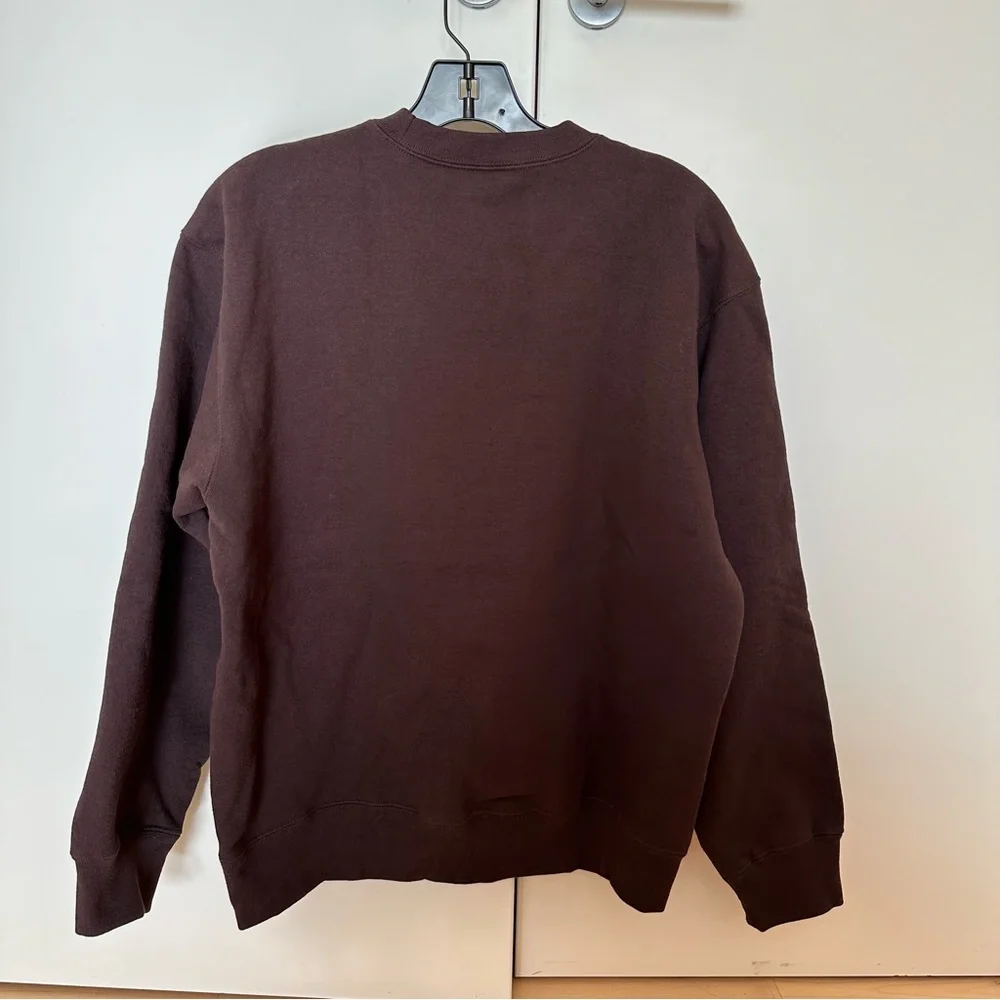 Supreme small box crewneck sweatshirts dark brown size S - Picture 4 of 7